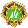 Gold Grass Move Badge