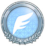 Silver Flying-type Badge
