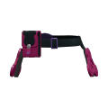 Corbeau's Leather Satchel Black Magenta