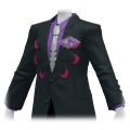 Corbeau's Suit Jacket and Shirt Raven Black