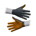 Emma's Gloves Black Orange