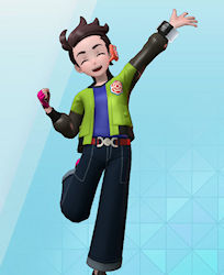 Cheery Pose