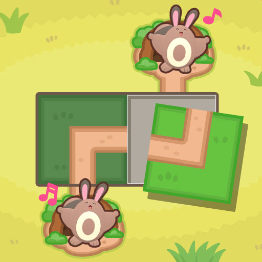 Place the paths to connect the burrows!