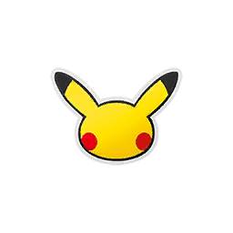 Pikachu Face Sticker