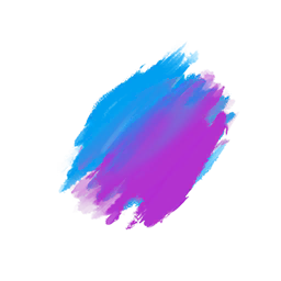Festival of Colors Blue Face Sticker