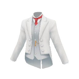 6th Anniversary White Suit Top (Structured) 6th Anniversary White Suit Top (Structured)