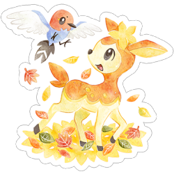 Autumn Deerling Sticker