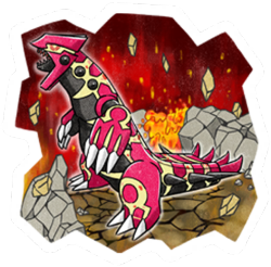 Groudon Sticker