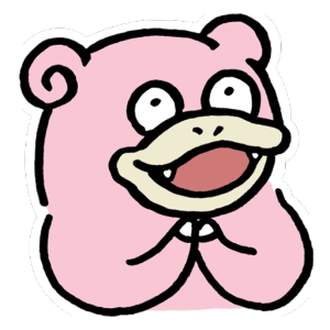 Slowpoke Sticker