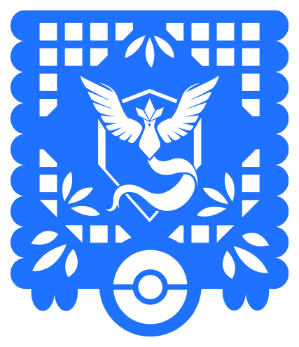 Team Mystic Dia de Muertos Sticker