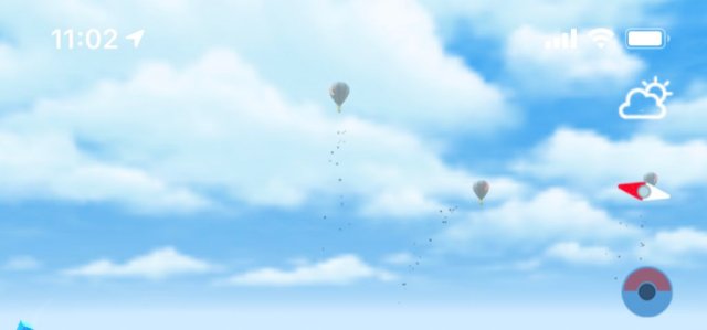 Team GO Rocket Balloons Dropping Confetti