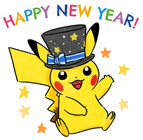 New Year 2023 Pikachu
