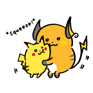 Pikachu & Raichu (nagano)