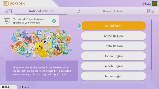 Pokémon HOME - National Pokédex