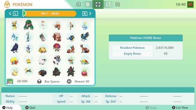 Depositable Pokémon - Pokémon HOME