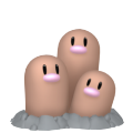 Dugtrio in Pokémon HOME