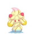 Alcremie (Rainbow Swirl) in Pokémon HOME