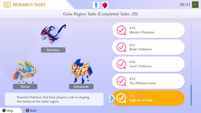 Pokémon Go A Paldean Adventure field research tasks and Collection