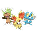 Reward for Challenge Register all the first-partner Pokémon that trainers can choose in Kalos!