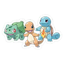 Reward for Challenge Register all the first-partner Pokémon that trainers can choose in Kanto!