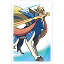 Reward for Challenge Register Zacian from Pokémon Sword or Pokémon Shield