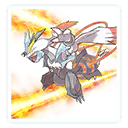 Reward for Challenge Register Reshiram and Kyurem from Pokémon Black 2 or Pokémon White 2