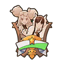 1 Star Zippity Zappity Collab Medal