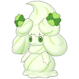 Alcremie Matcha Cream Clover Sweet Image