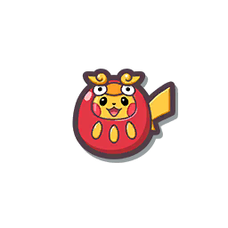 Pikachu Daruma