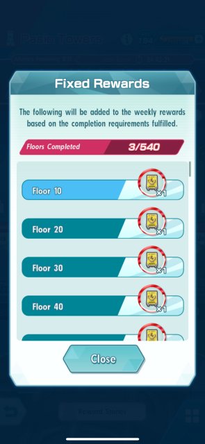 Pasio Towers in Pokémon Masters EX