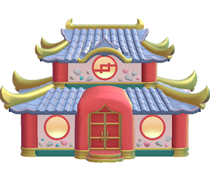 Cyan Imperial house kit