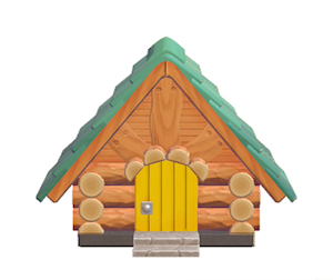 Aquamarine Leaf cottage kit