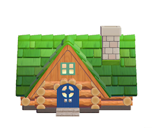 Aquamarine Leaf house kit