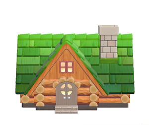 Beige Leaf house kit