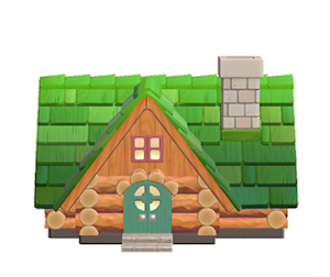 Aquamarine Leaf house kit