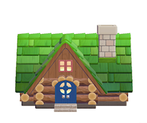 Brown Leaf house kit