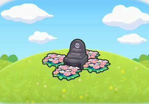 Grave with flowers