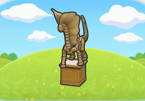 Tundra fossil dispolay