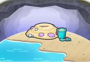 Sandy digging spot