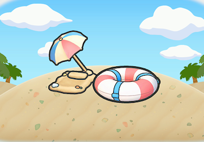 Exciting beach