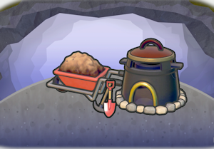 Digging and burning