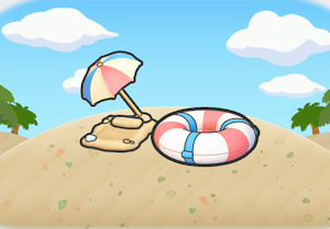Exciting beach