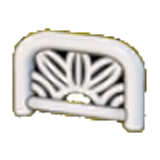 Arched barrier (leaf pattern)