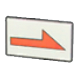 Arrow sign (right)