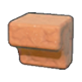 Carved light-brown rock