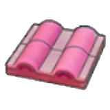 Flat wavy roof