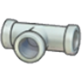 Iron pipe (horizontal T)