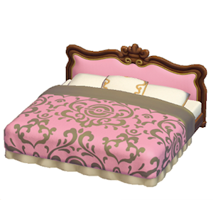 Pink Antique bed