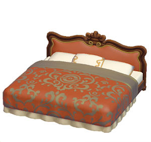 Red Antique bed