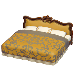 Yellow Antique bed